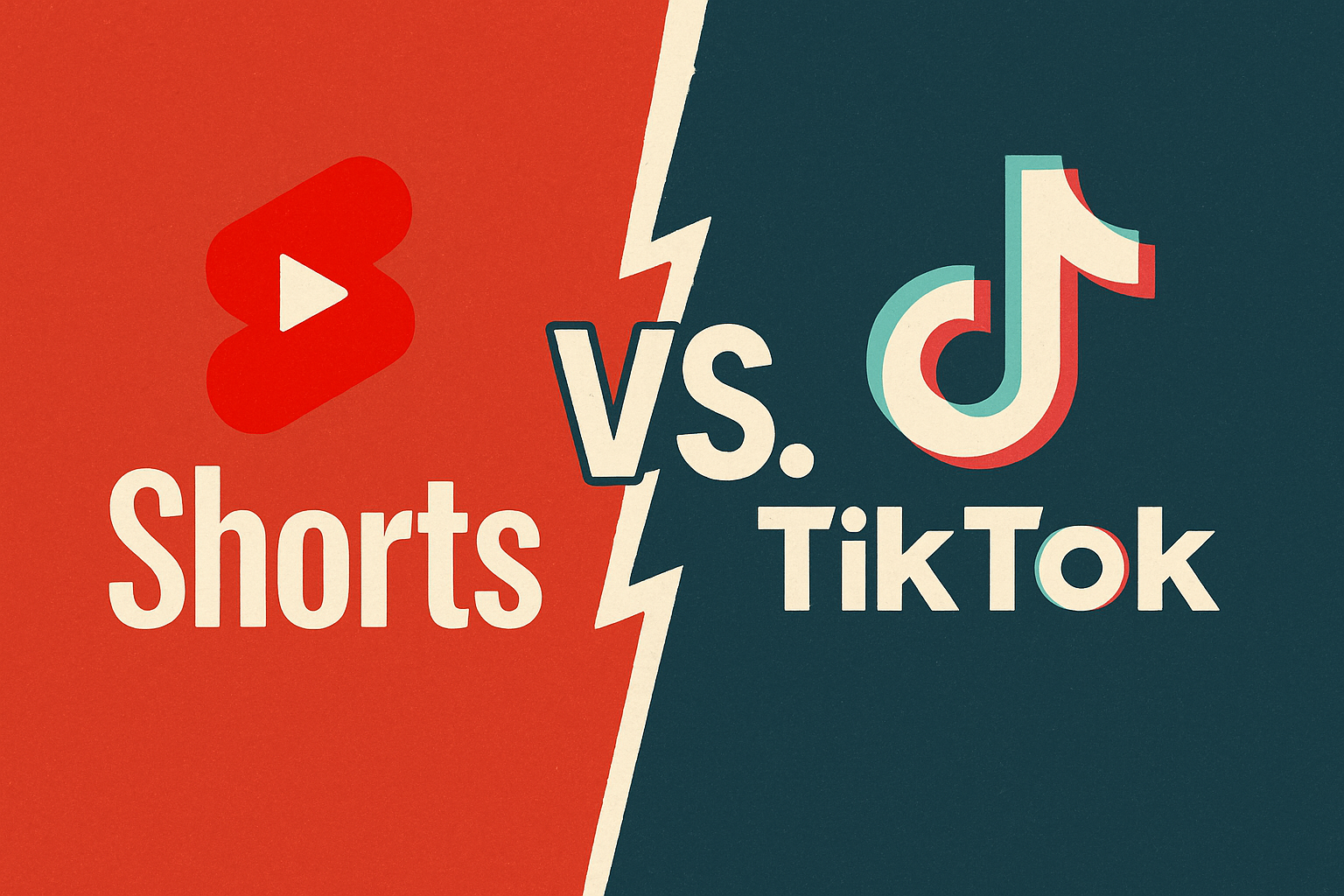 쇼츠 vs 틱톡 콘텐츠 특징 관련 이미지