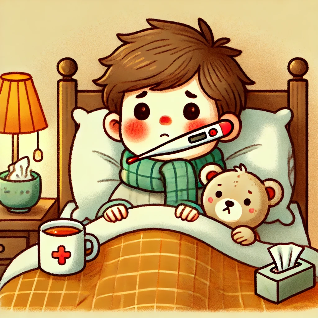 어린이 독감 관련 사진