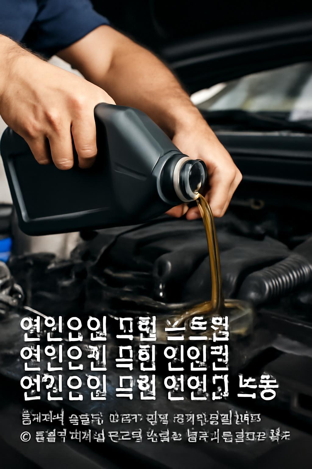 엔진오일 교환 안하면