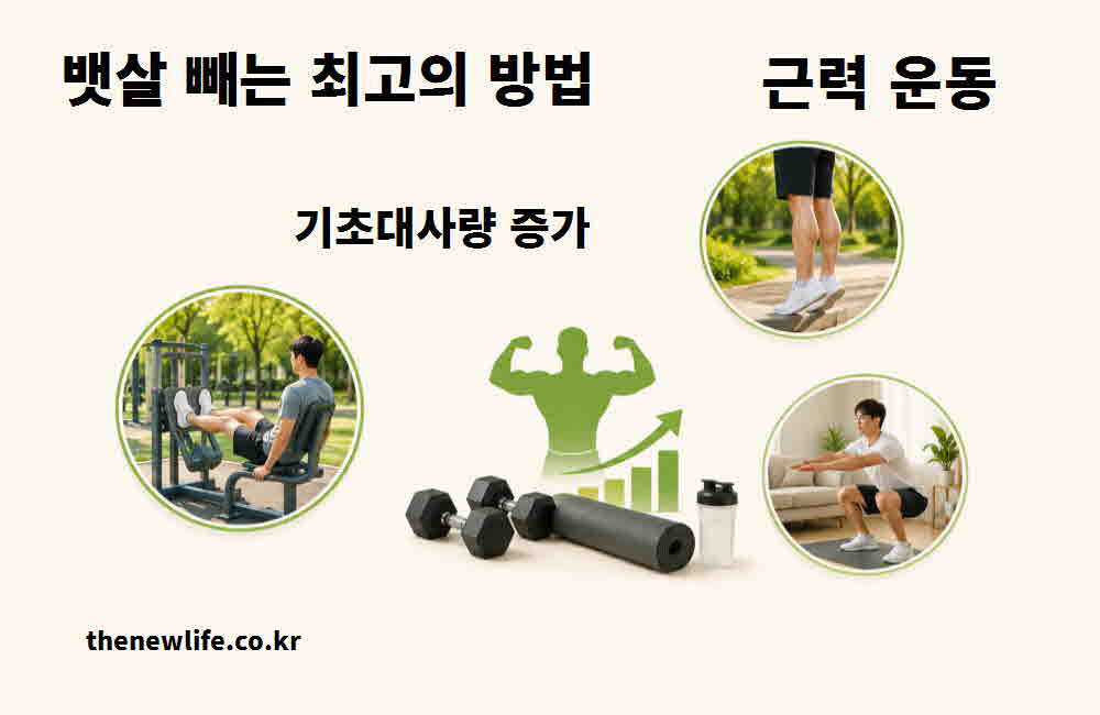 뱃살 빼는 최고의 방법 근력 운동