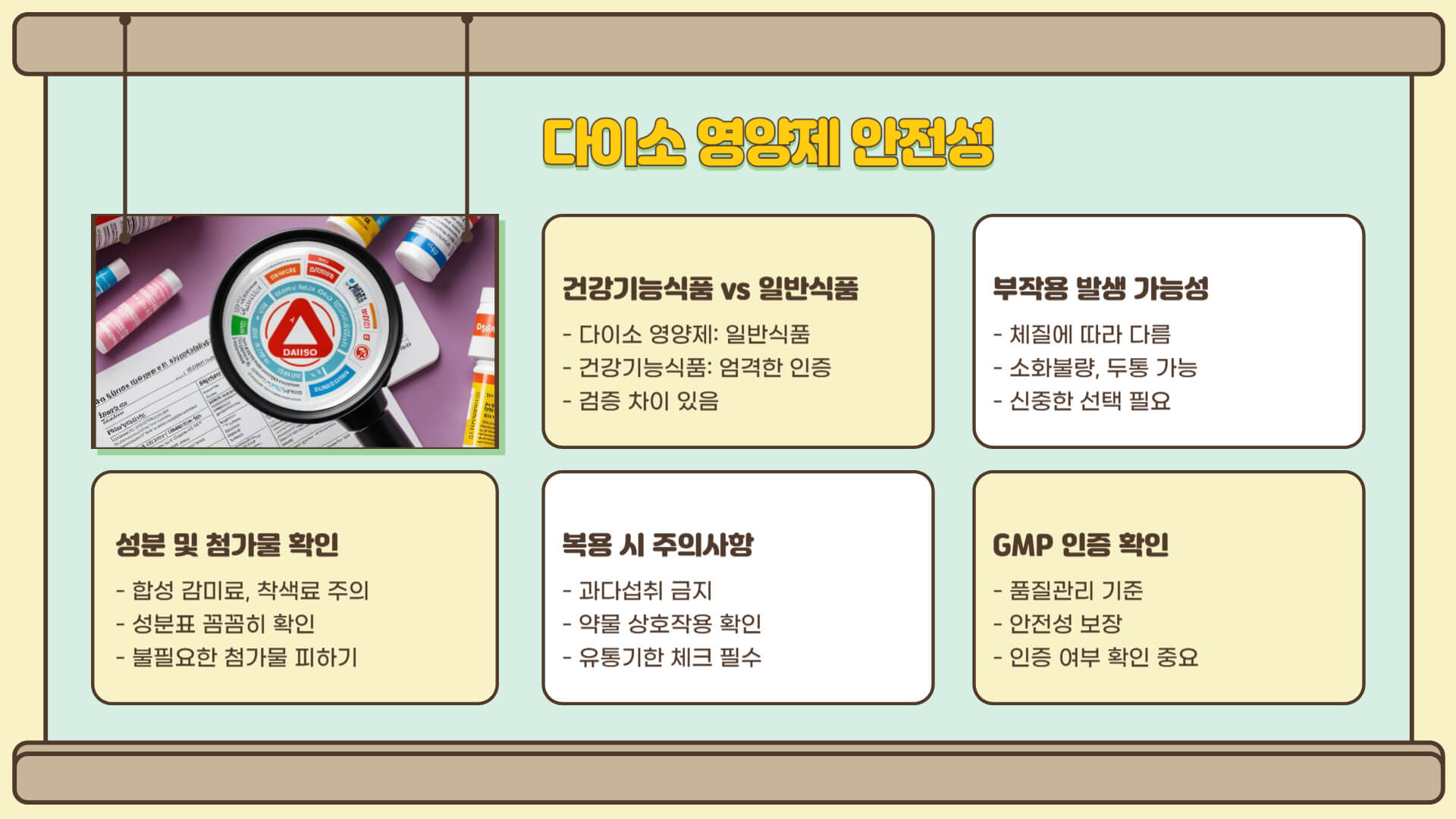 다이소 영양제 추천