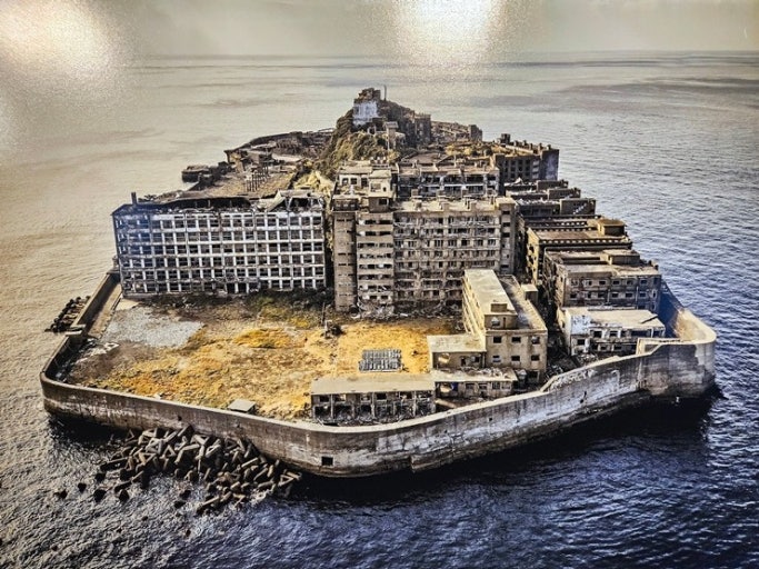 군함도 사진