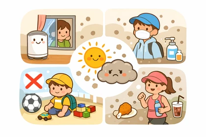 미세먼지 많은 날 외출 기준과 생활 관리17