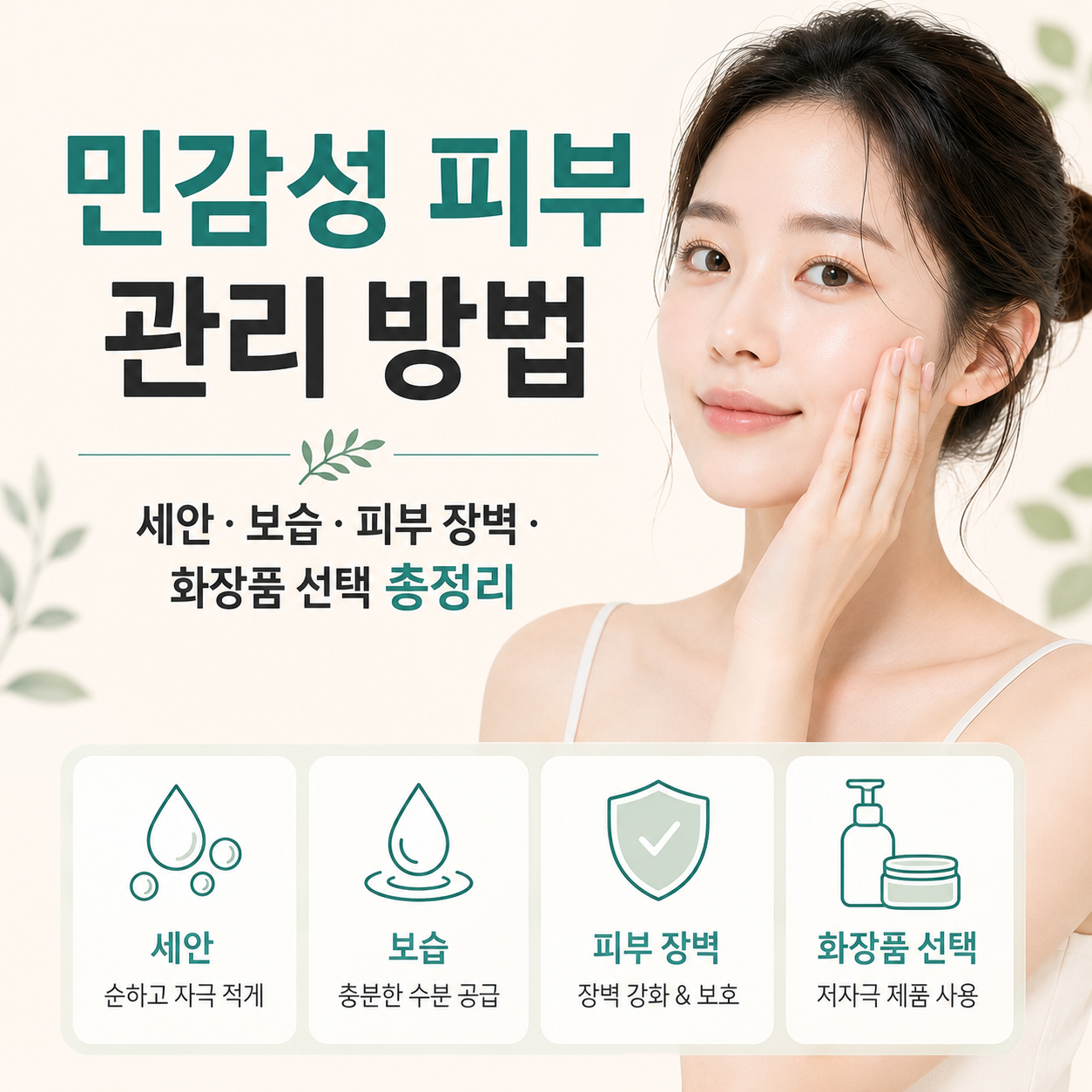 민감성 피부 관리 방법