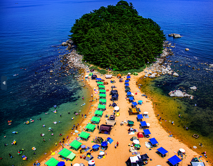 고성 마차진 해수욕장