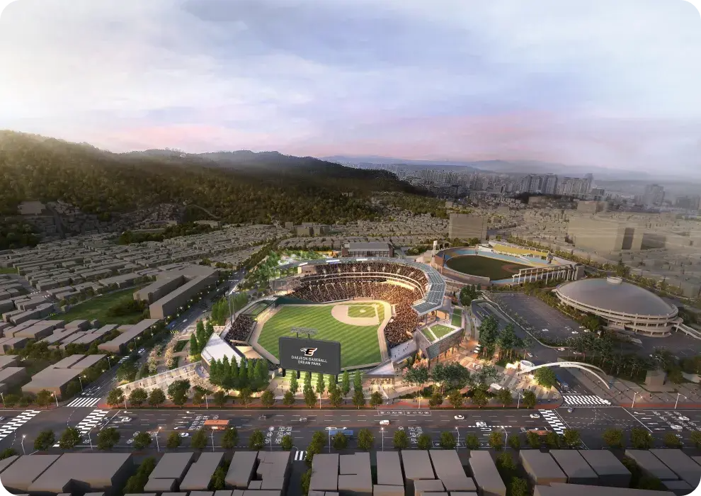 프로야구 한화 이글스 신축 구장 대전 베이스볼 드림파크 소개 개장 착공 준공 완공일 주요 시설