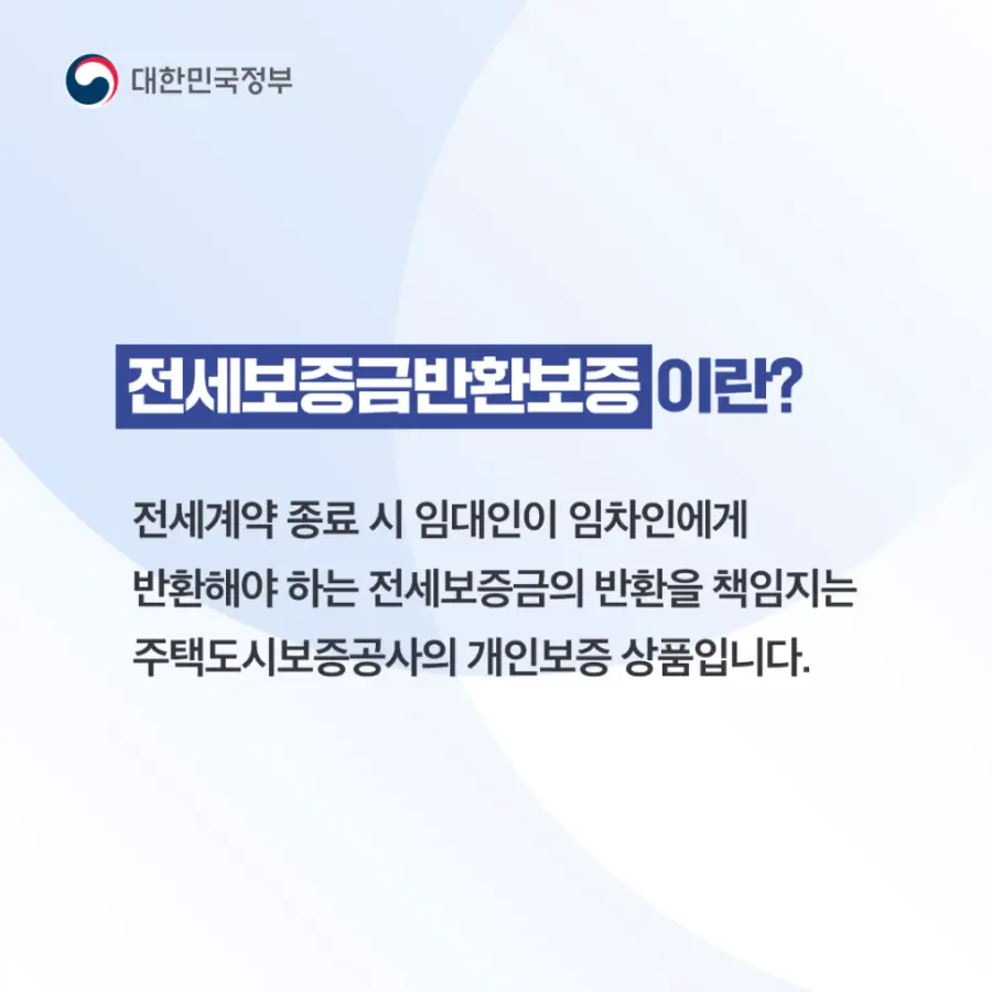 Q1. 전세보증금반환보증이란?