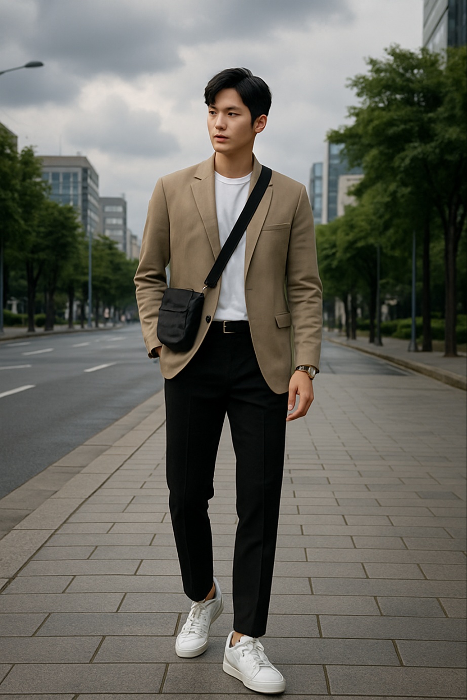 남자 코디 이미지