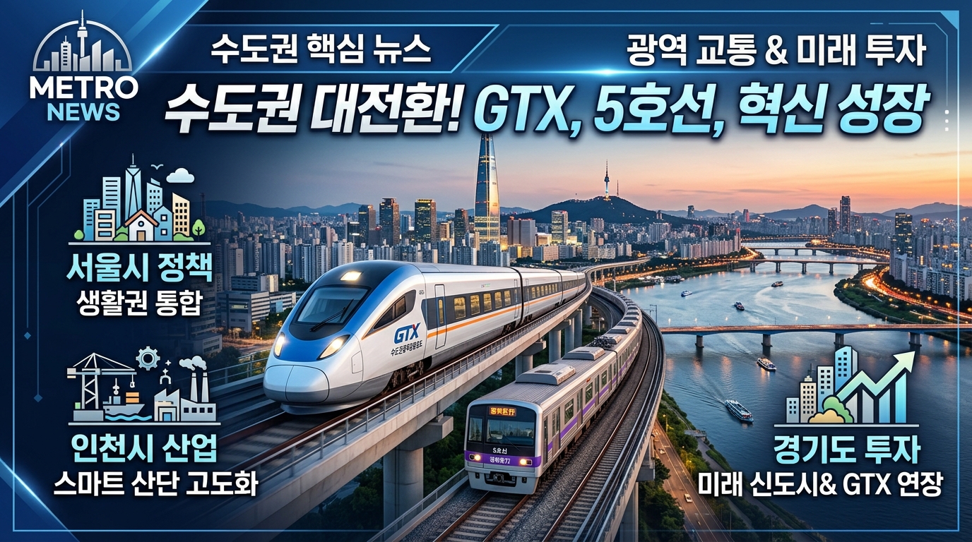 수도권 핵심 뉴스 ❘ 서울 하반기 생활정책 시행과 인천&middot;경기 투자유치 활발