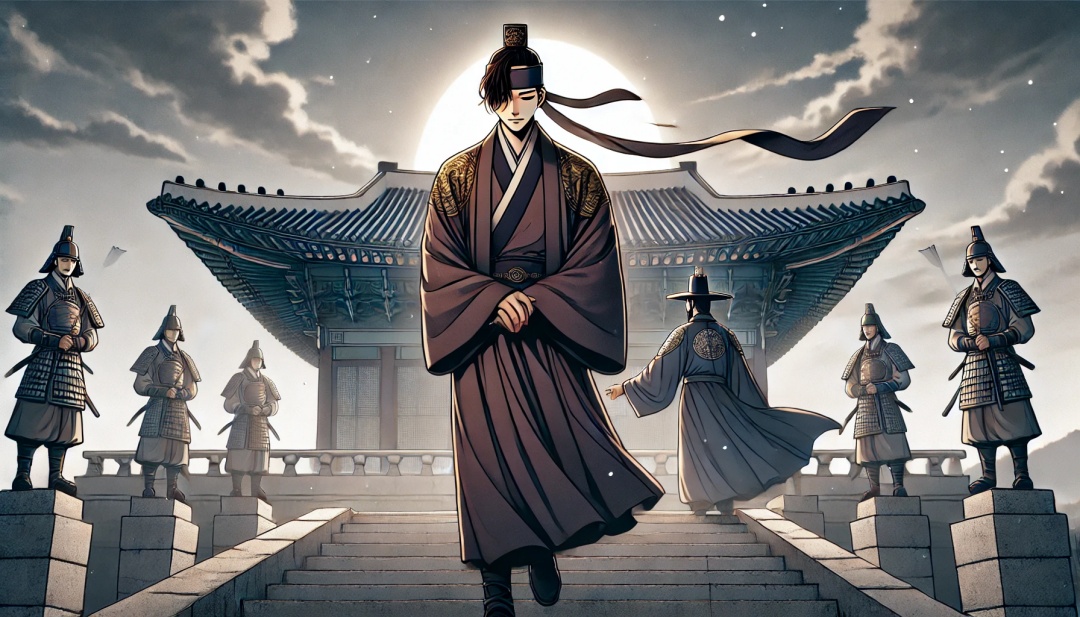 외교에 실패하고 돌아가는 사신의 애니스타일 이미지