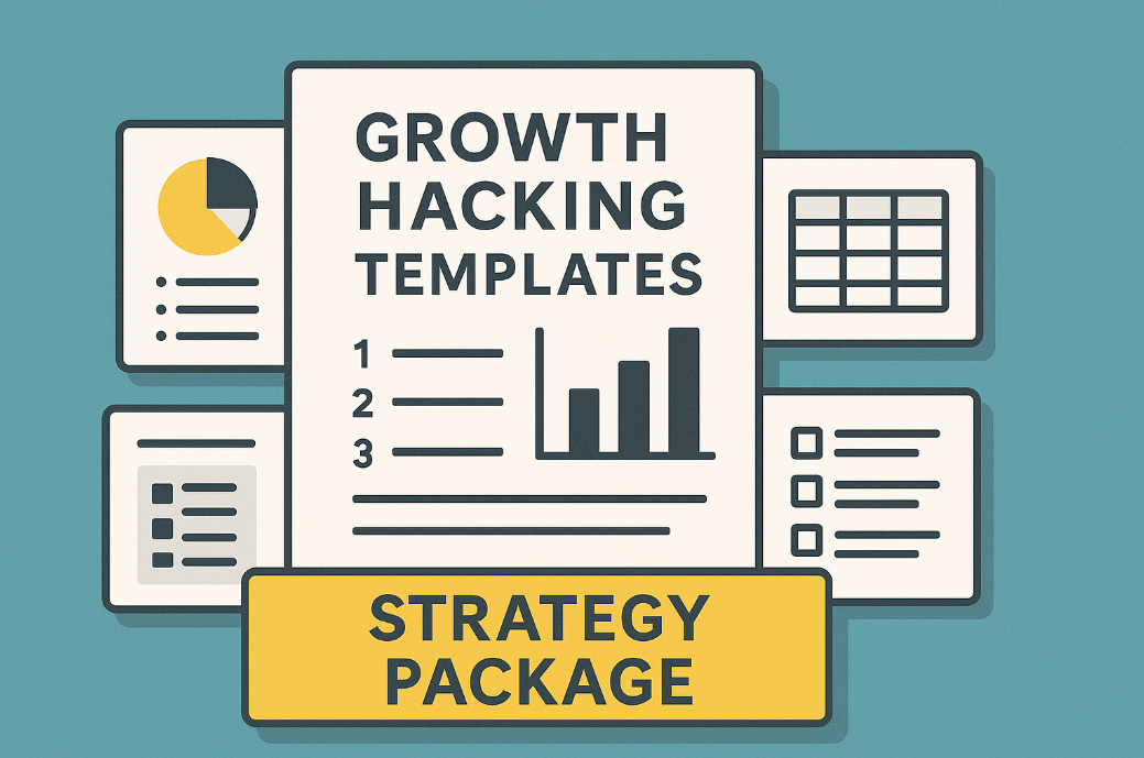 그로스해킹 템플릿 판매로 성장 전략 패키지 상품화