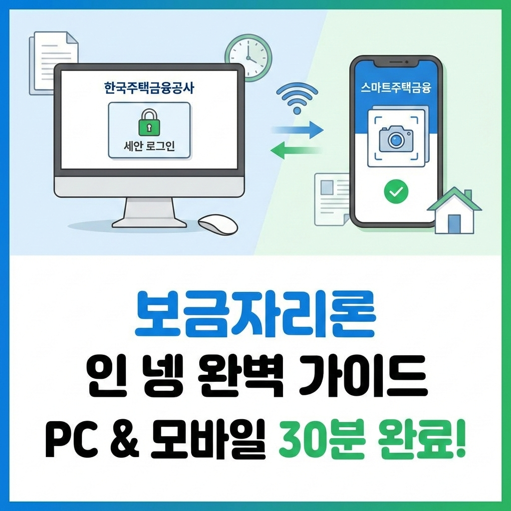 보금자리론 인터넷 신청 방법 완벽 가이드 PC와 모바일로 쉽고 빠르게 신청하는 방법