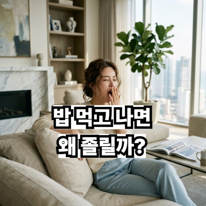 밥만 먹으면 왜 졸릴까 내 몸이 보내는 쉼표, '식곤증'의 비밀