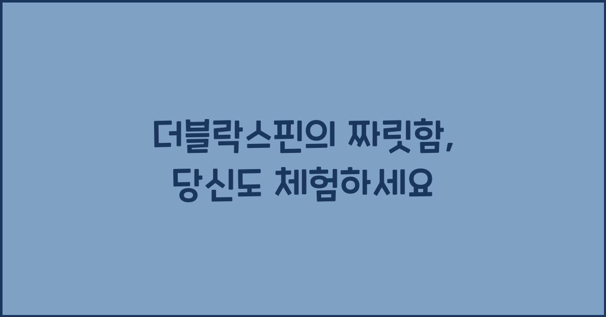 에버랜드 더블락스핀