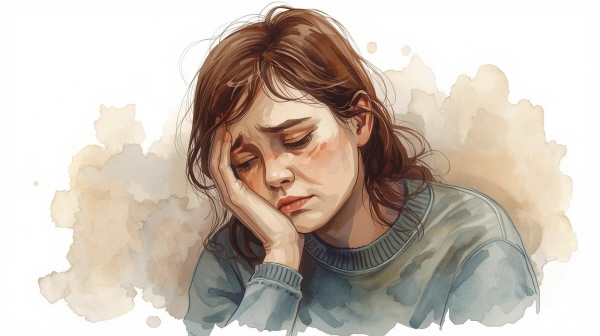 ESFJ 성인은 따뜻한 배려와 책임감으로 가족과 공동체를 돌보는 경우가 많습니다. 그러나 타인을 위해 자신을 소모하다 보면, 정작 자신의 마음은 돌보지 못한 채 지쳐갑니다에 관한 그림