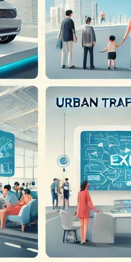 모빌리티쇼를 표현한 사진