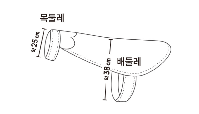 다이소 반려동물용 할로윈 호박고양이 코스튬 상세 사이즈