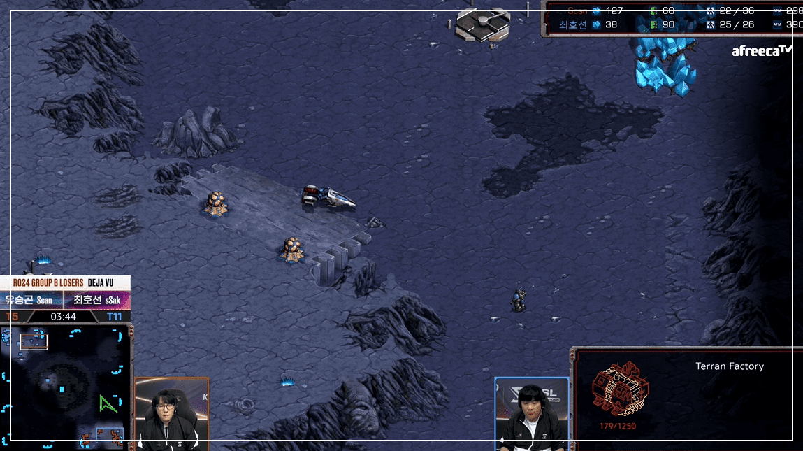 SSL 24강 B조 패자전 앞마당 쫓아감