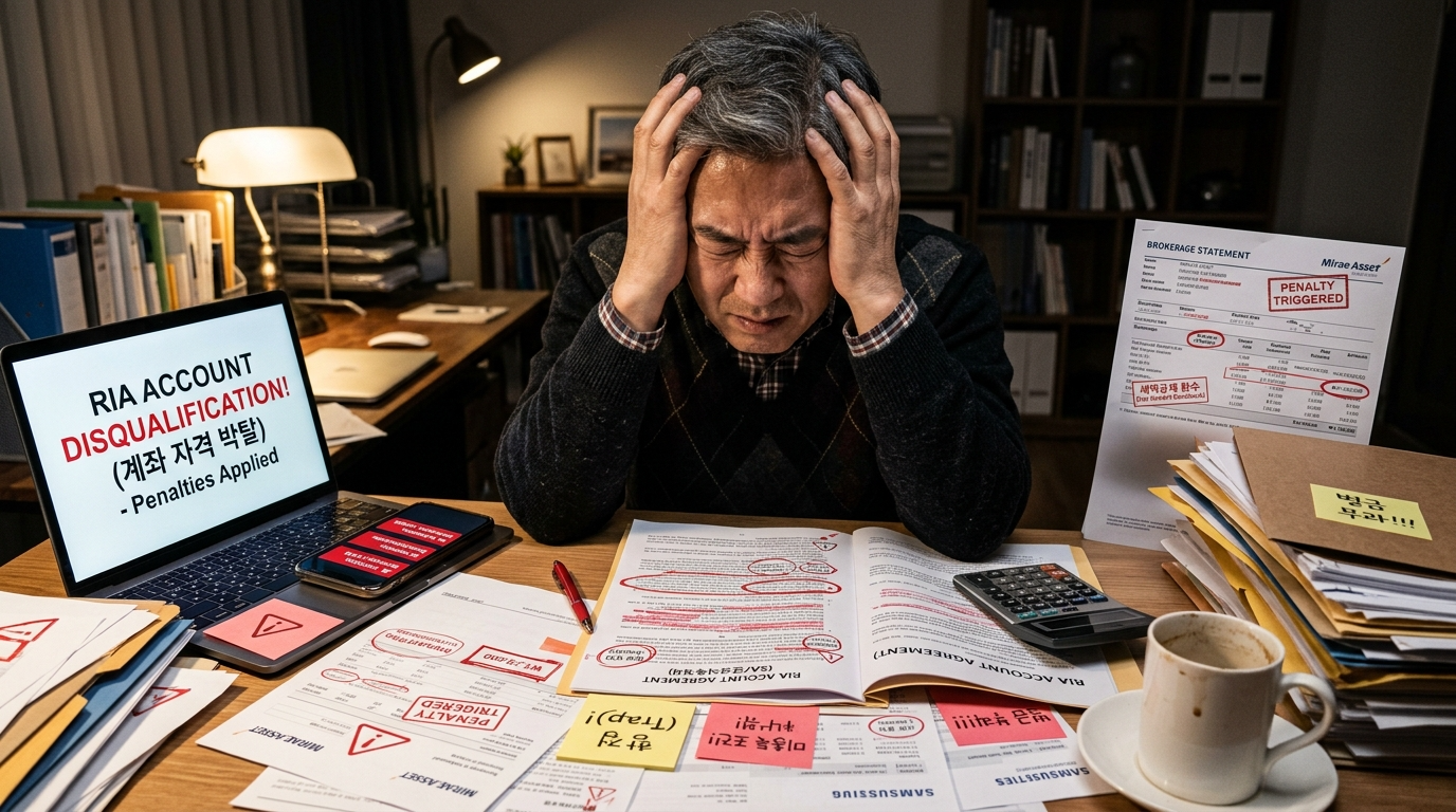 머리를 감싸 쥐고 괴로워하는 50대 투자자