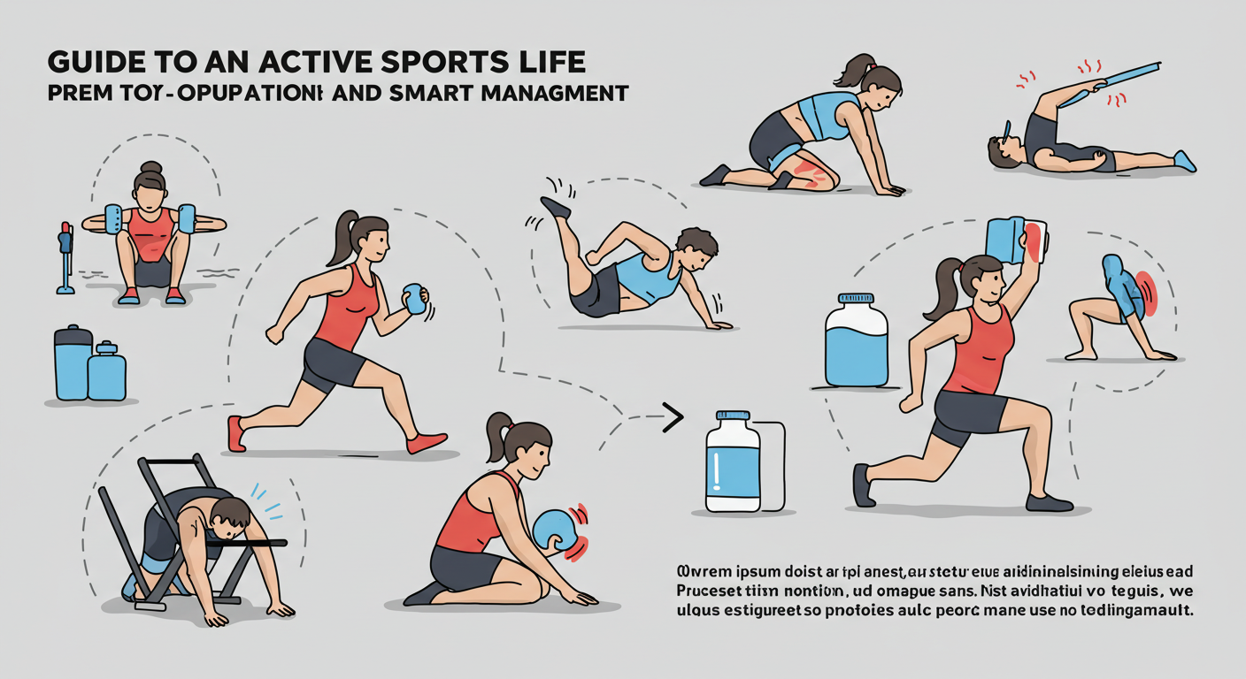 활기찬 스포츠 라이프를 위한 가이드: 운동 전후 준비와 스마트한 관리법