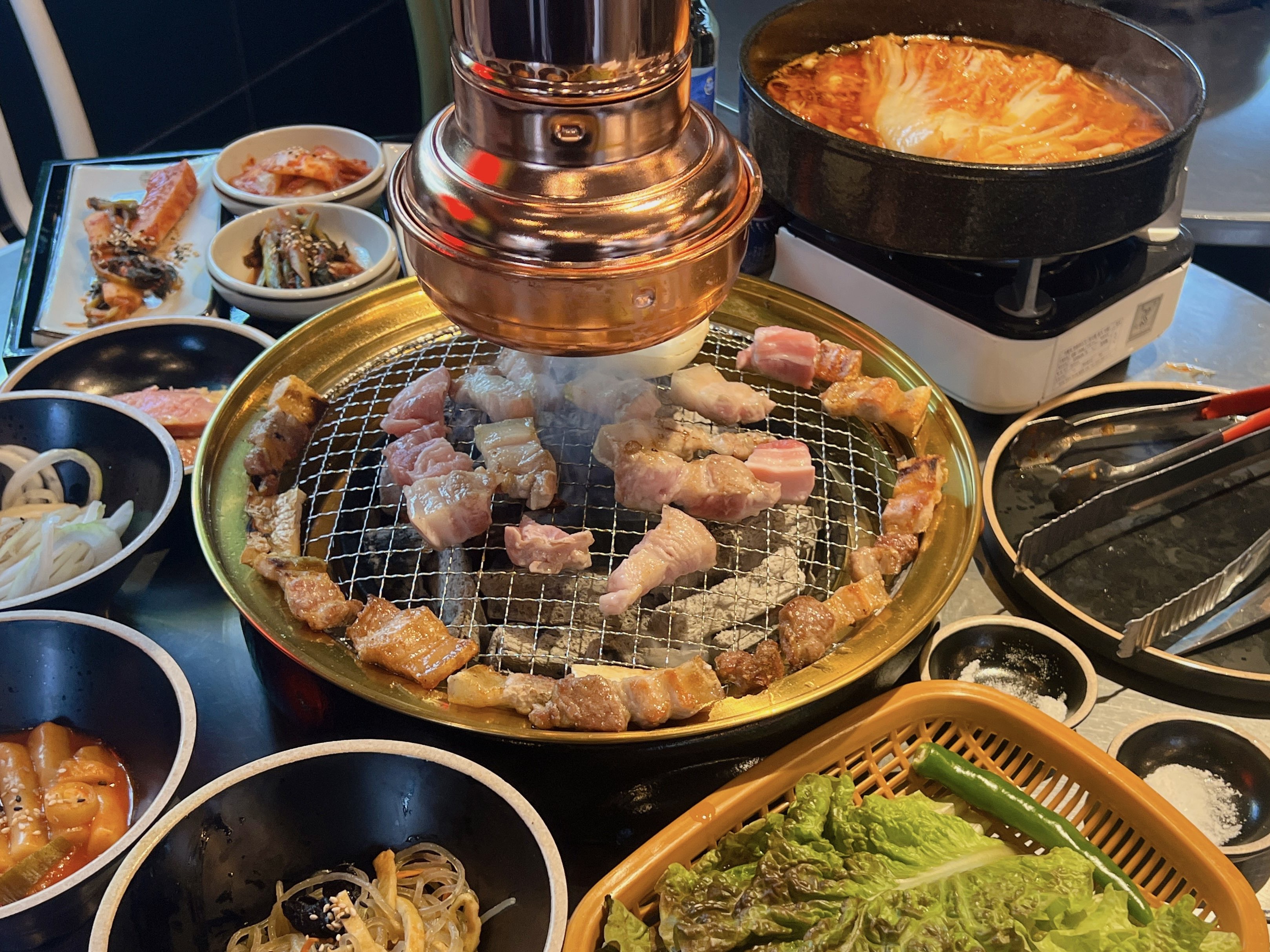 광주 금호먹자골목 맛집 냉갈집 오겹살