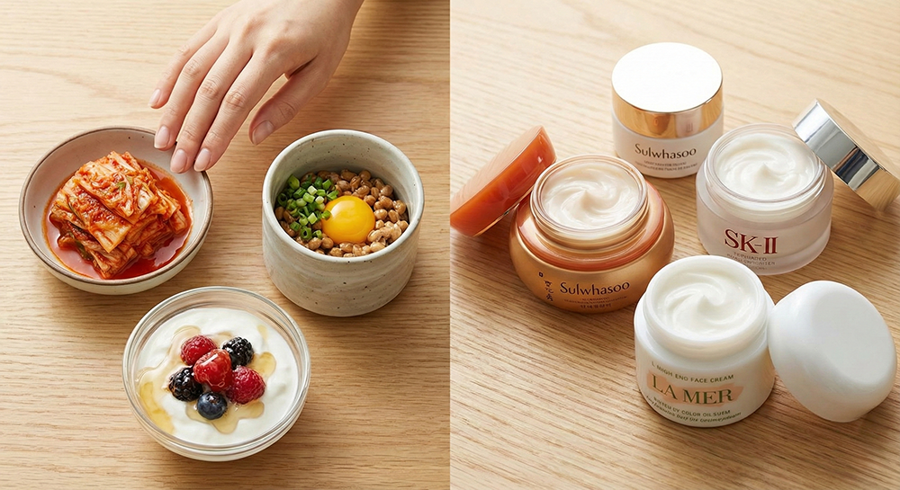 피부에 좋은 발효식품, 이너뷰티, 장내균 관리, 화장품보다 효과적인 식습관