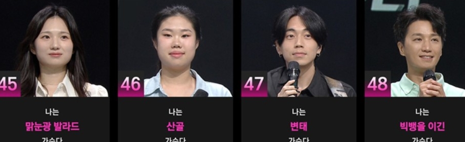 싱어게인3 출연자 참가자