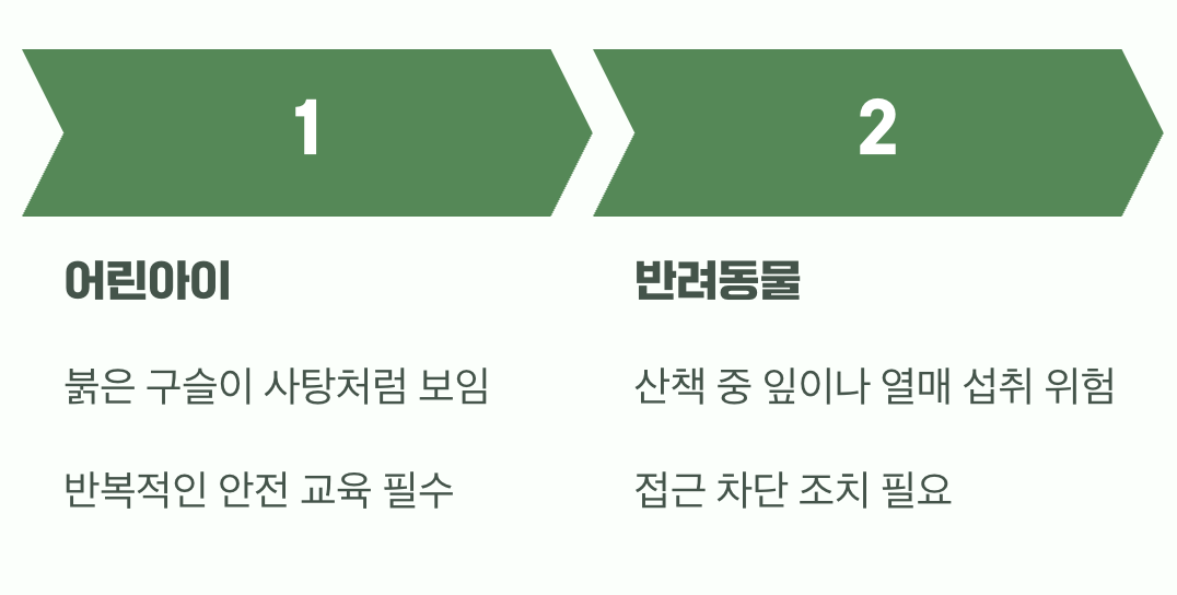 가장 조심해야 할 대상은?