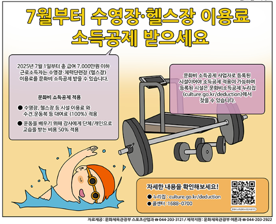 체육시설 이용료 소득공제