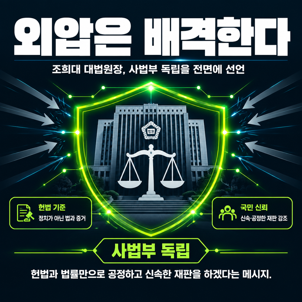 외압은 배격한다