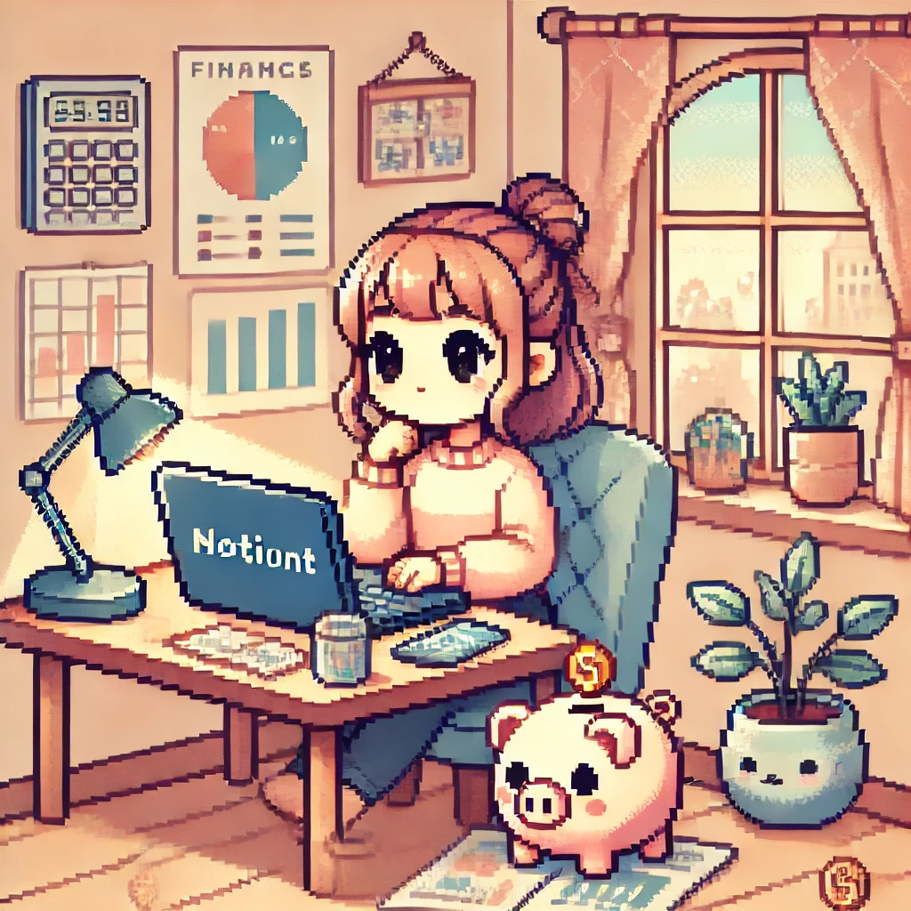 랩탑을 들여다보며 돈 관리하는 여자