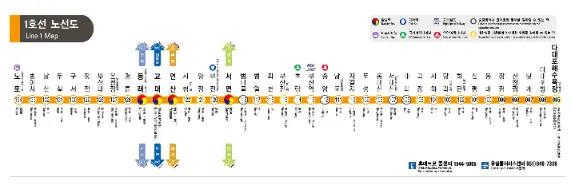 부산 지하철 노선도