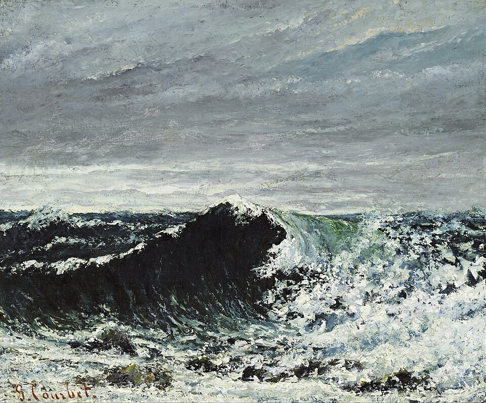 Gustave Courbet의 The Wave