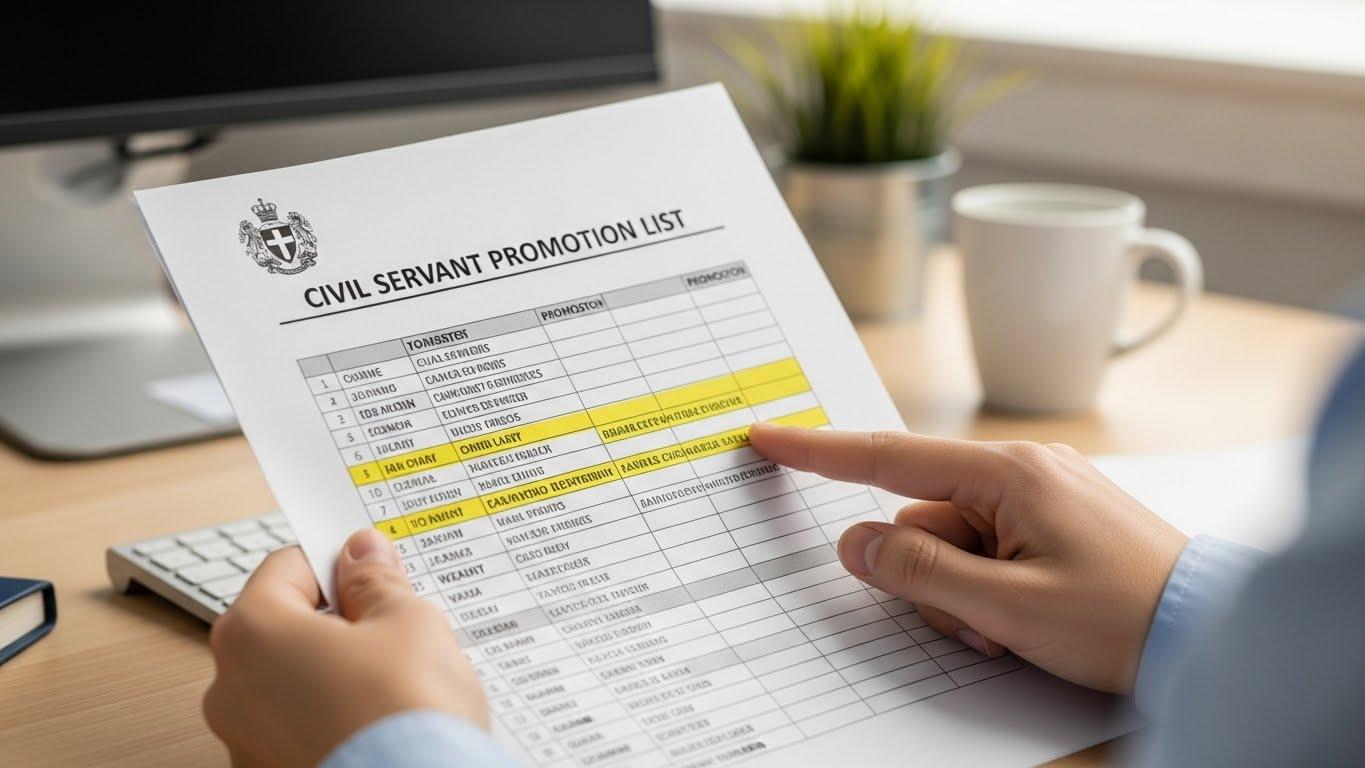공무원 승진 명부