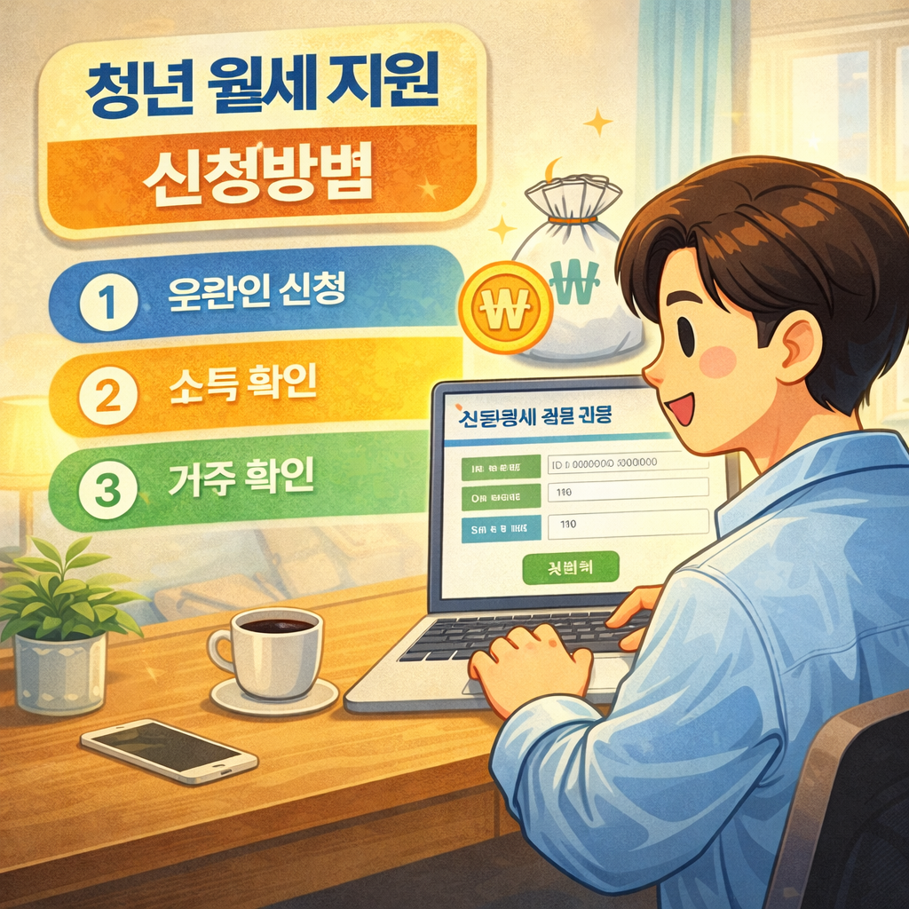 청년 월세 지원 신청방법 안내