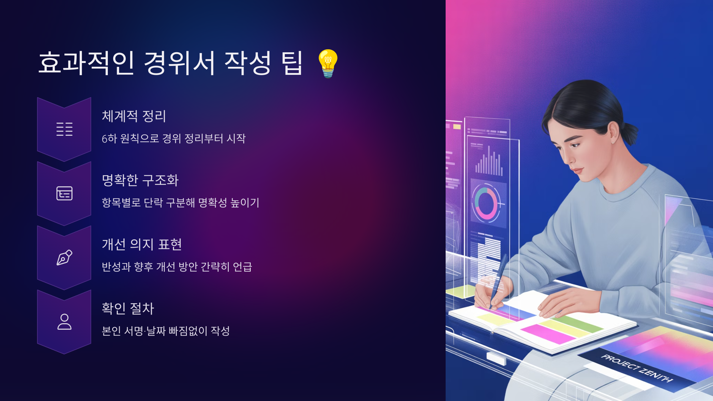 효과적인 경위서 작성 팁