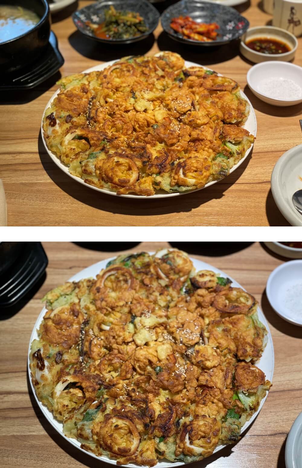 강릉-오월에초당-오징어파전-모습