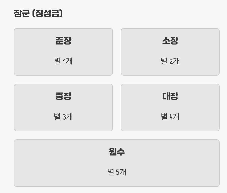 부대의 지휘관, '영관급'과 '장군'