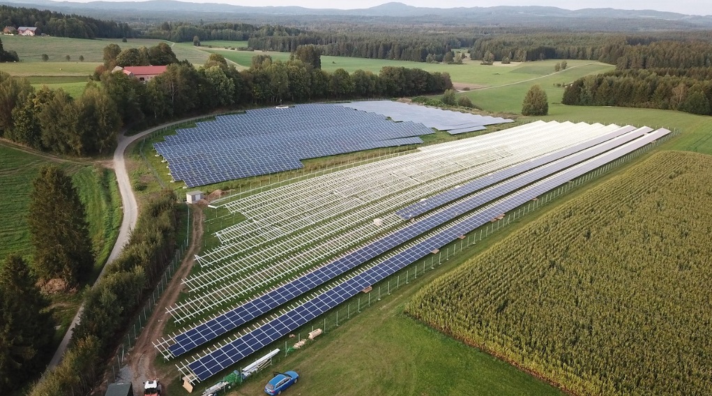 태양광발전소 전경 사진