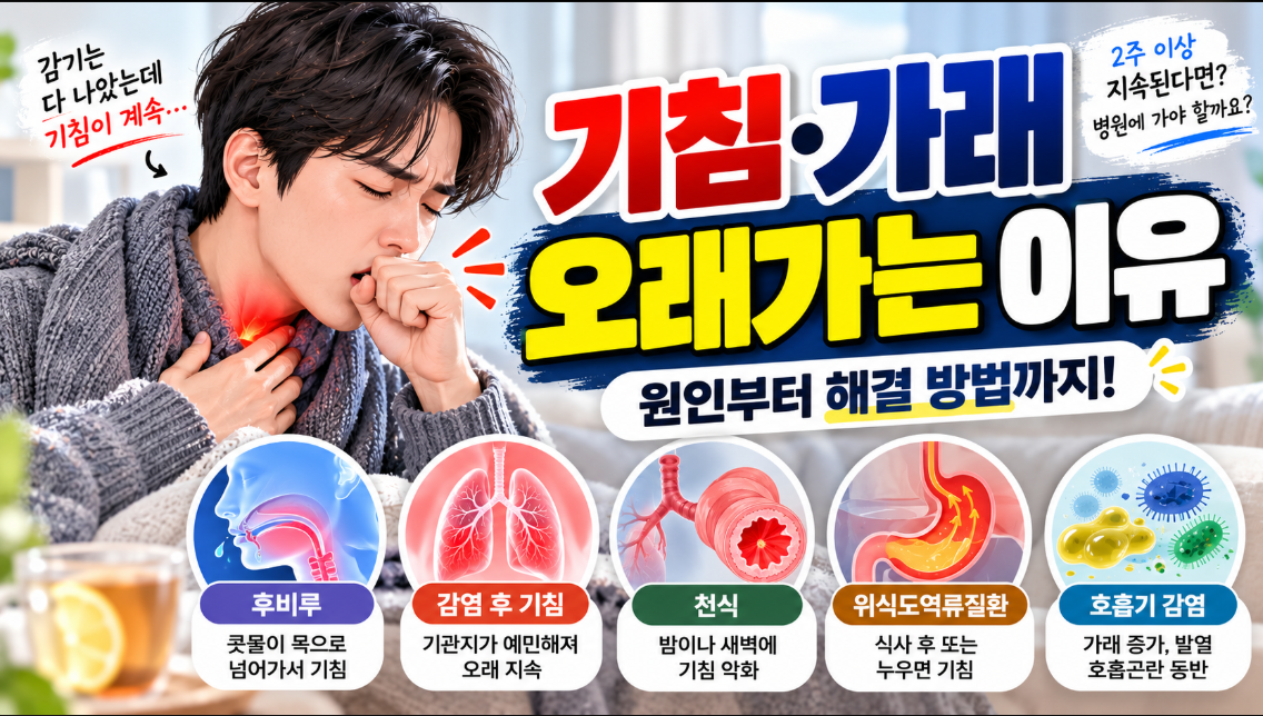 기침 가래 오래가는 이유