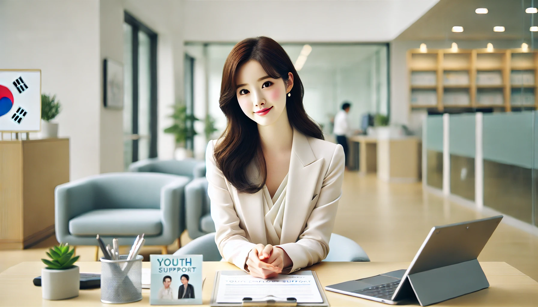 근로자 휴가지원사업 조건 확인하는 이미지