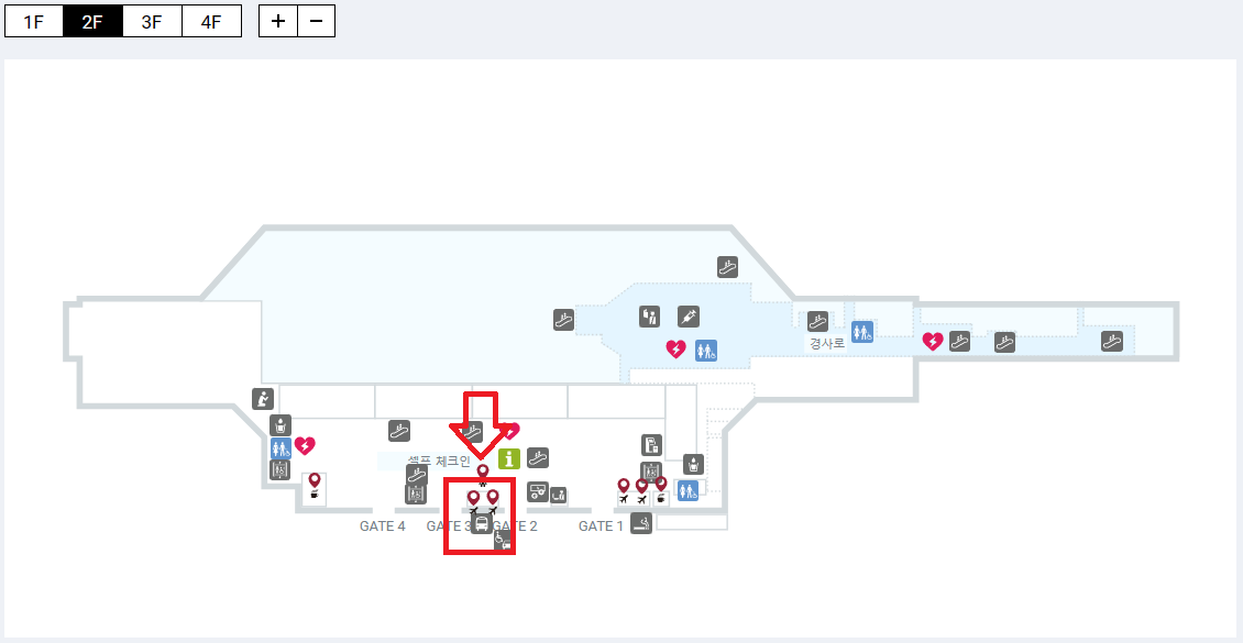 김포공항-국제선-리무진버스-매표소위치