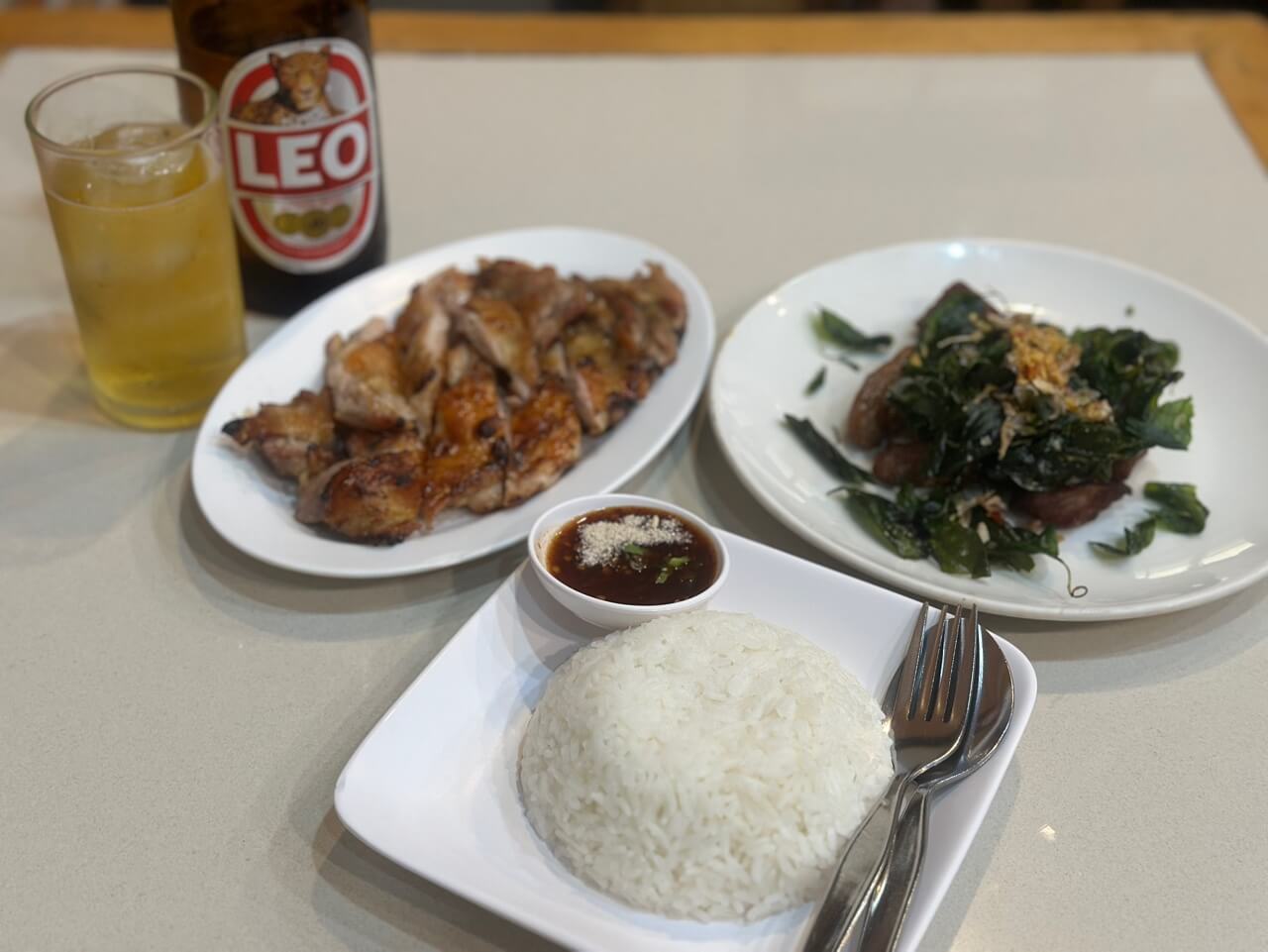 치앙마이 맛집 까이양 청더이 음식