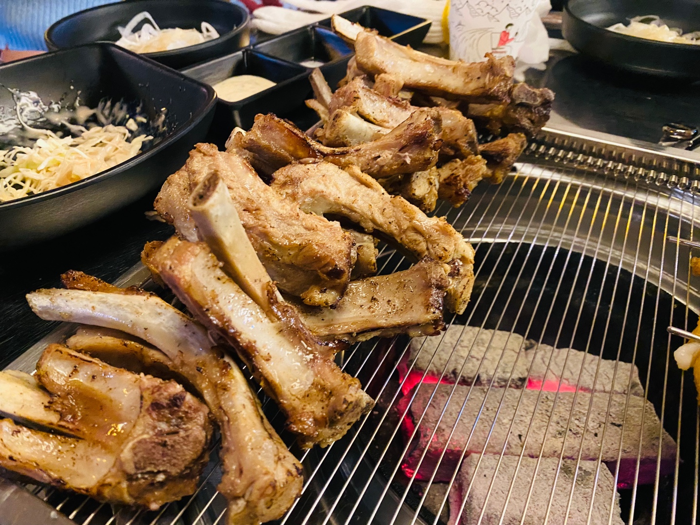 일광 오쪽이락 숯불쪽갈비