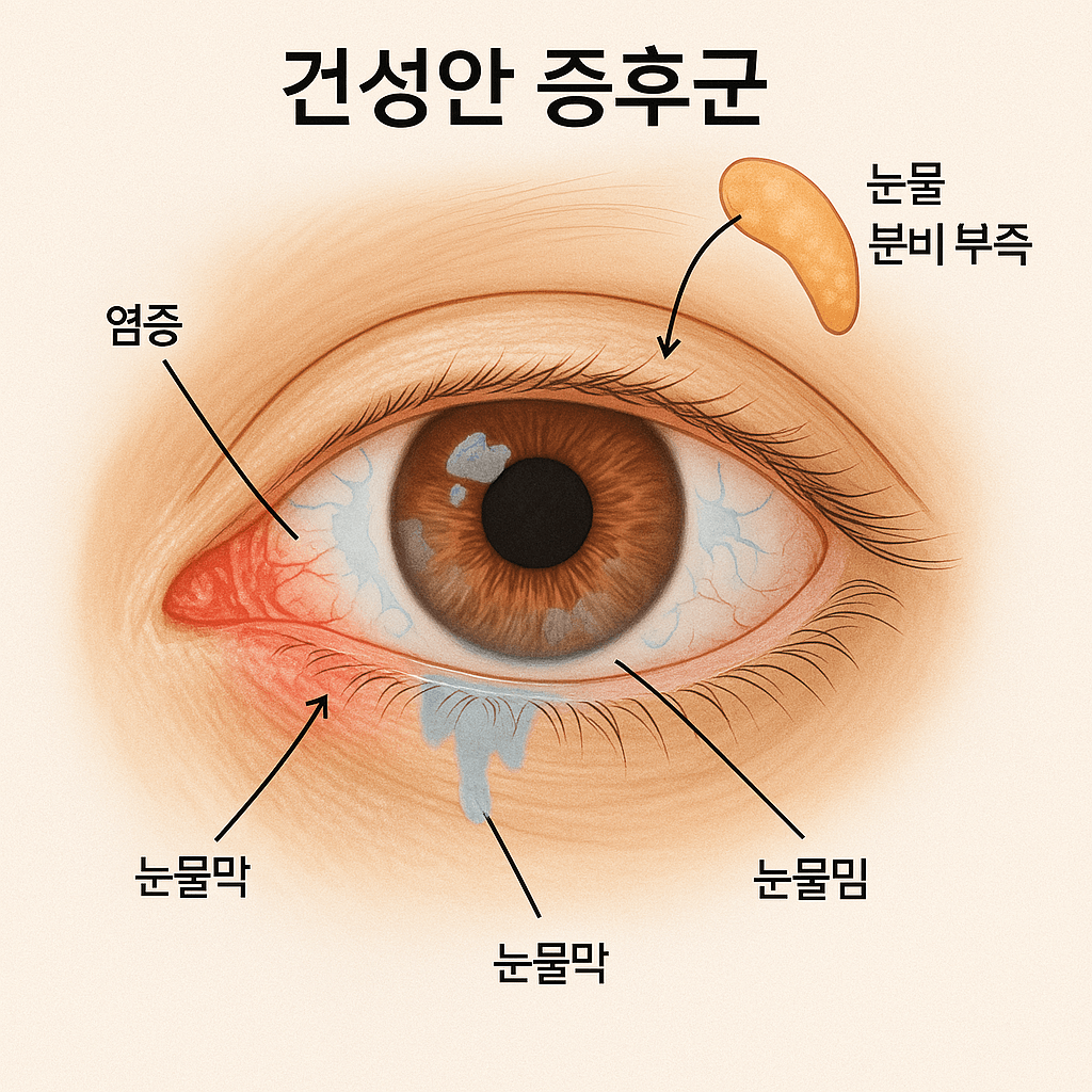 건성안증후군과 안구건조증 증상과 차이점 정리