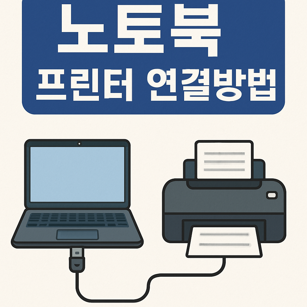 노트북 프린터 연결방법