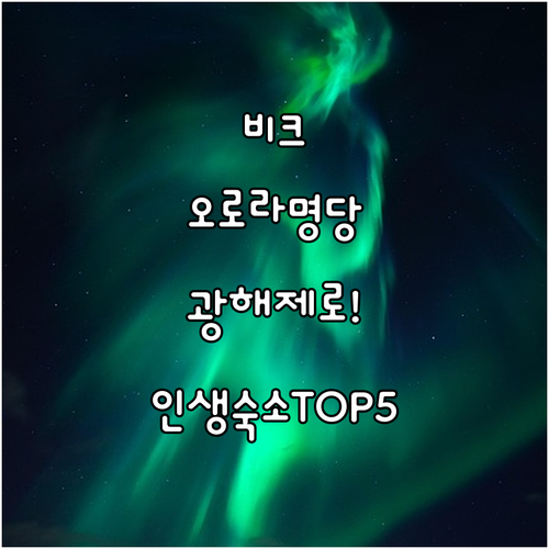 아이슬란드 비크 오로라 명당 추천 및..