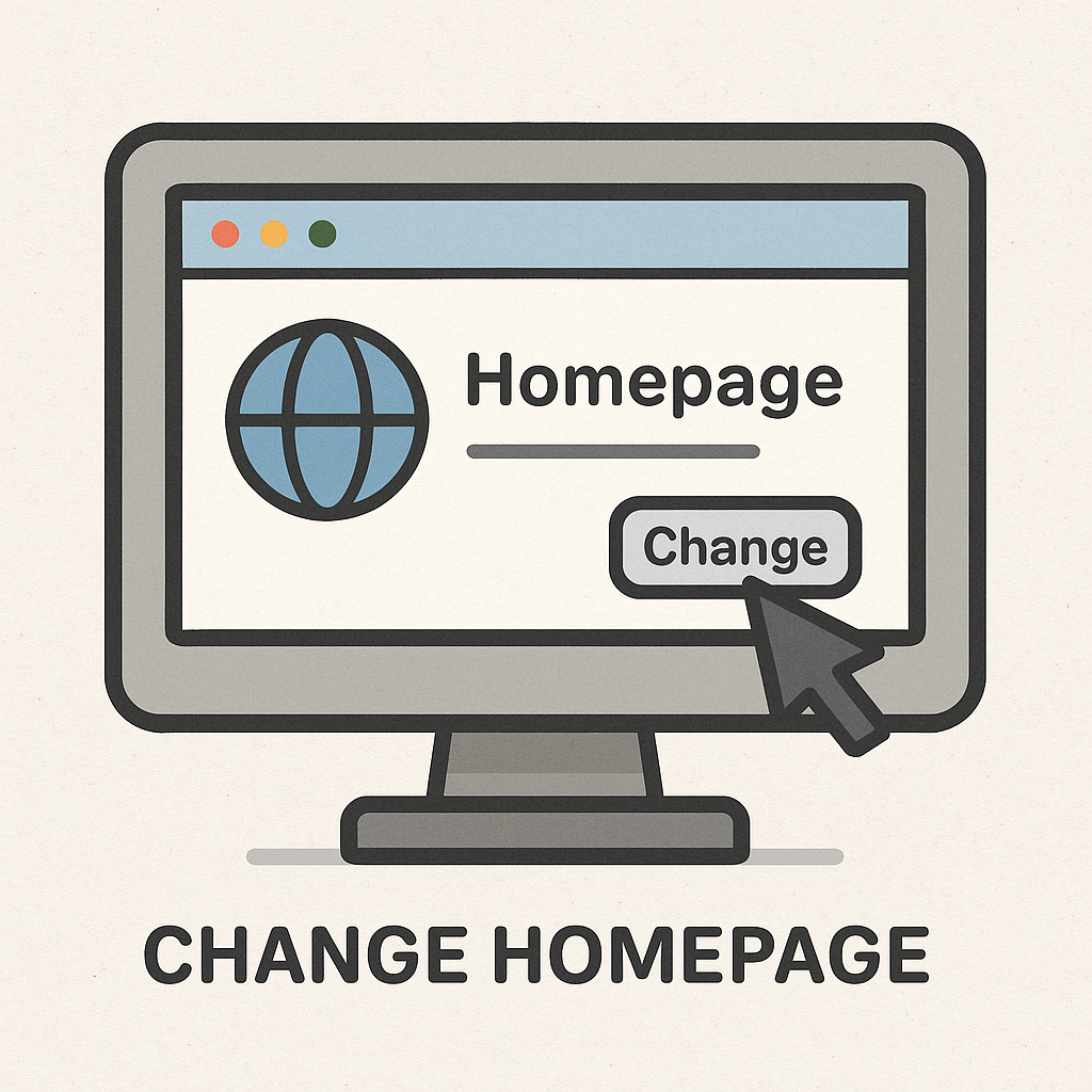 인터넷 시작페이지 변경