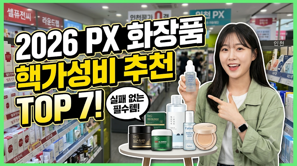 2026 PX 화장품 핵가성비 추천 TOP7 실패 없는 필수템!