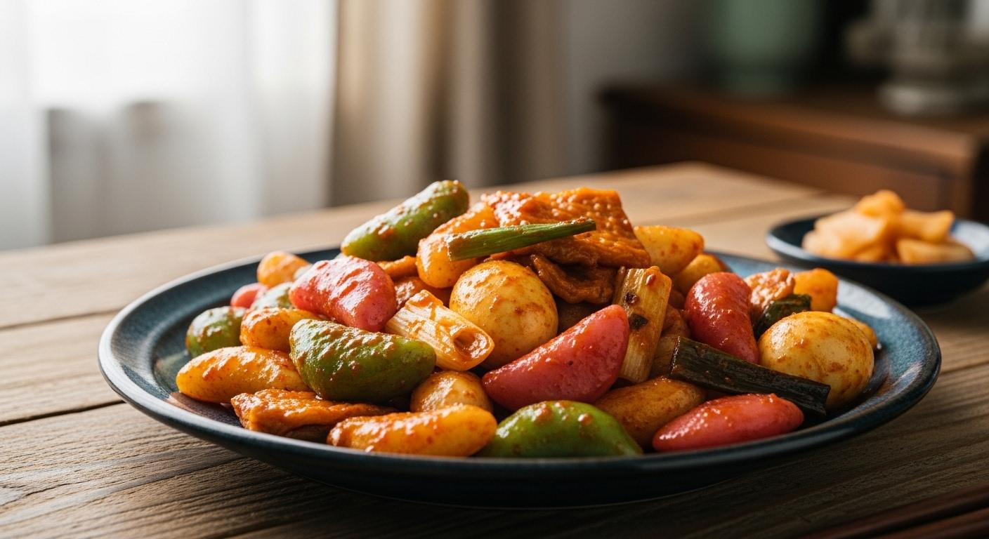 송편떡볶이 남은 음식 활용